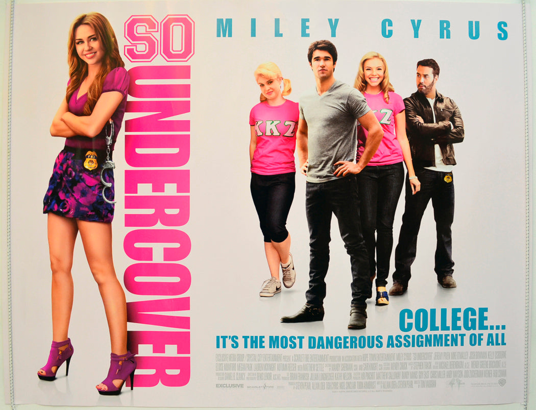 So Undercover Original Quad Poster - Film Poster - Movie Poster  