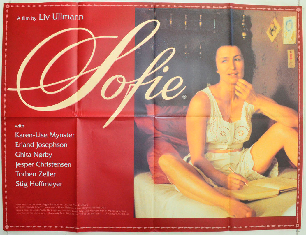 Sofie Original British Quad Poster - Film Poster - Movie Poster 