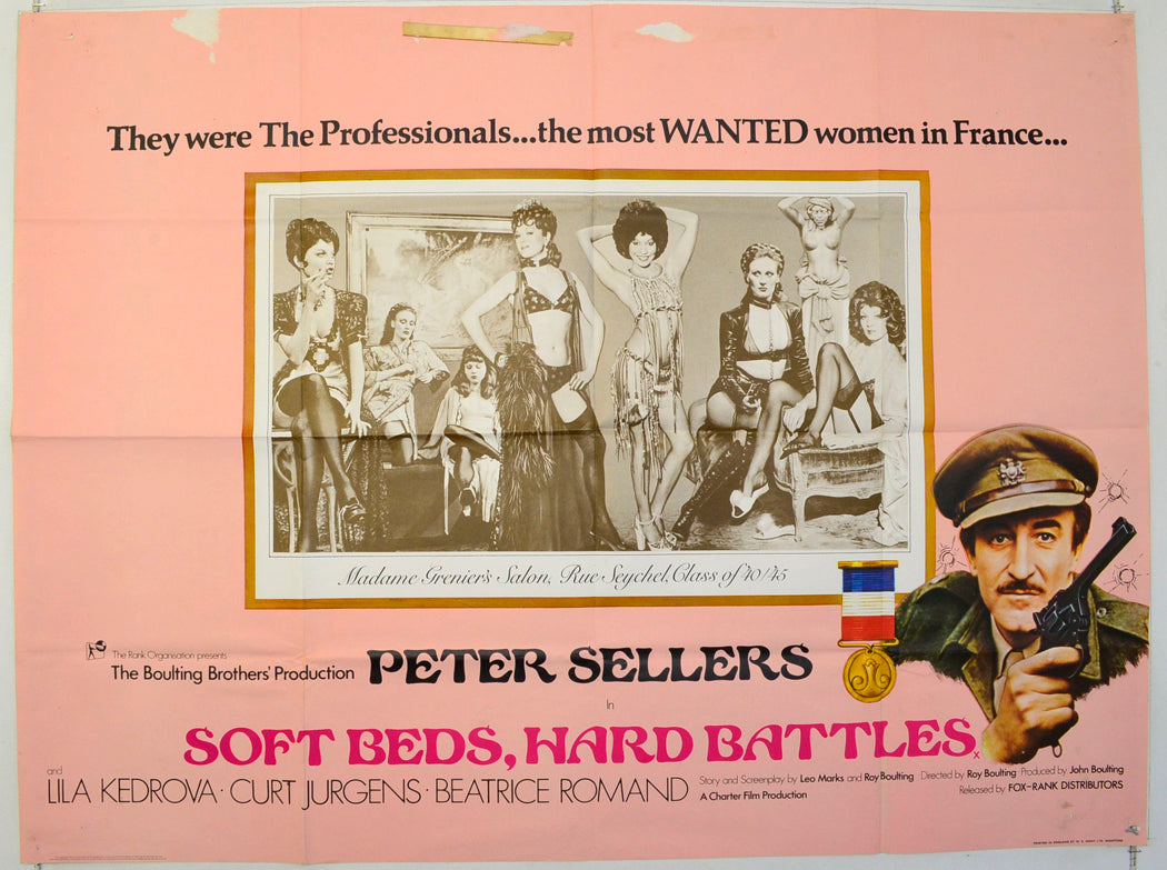 Soft Beds, Hard Battles  Original British Quad Poster - Film Poster - Movie Poster