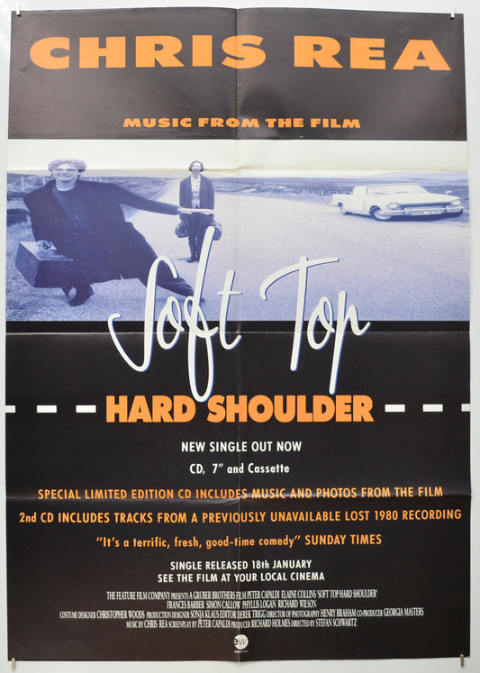 Soft Top Hard Shoulder (Soundtrack Advertising Poster)  Original Double Crown Poster - Film Poster - Movie Poster