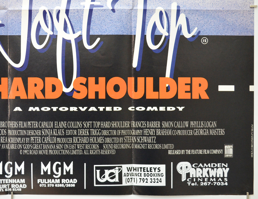 Soft Top Hard Shoulder (Bottom Right) Cinema Quad Movie Poster 