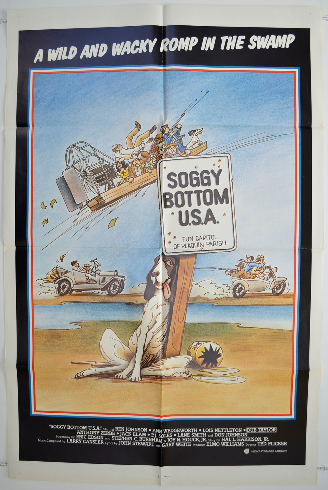 Soggy Bottom U.S.A.  Original One Sheet Poster - Film Poster - Movie Poster 