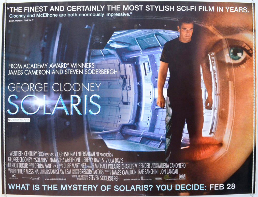 Solaris Original British Quad Poster - Film Poster - Movie Poster 