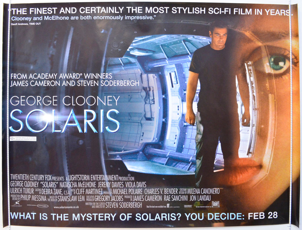 Solaris Original British Quad Poster - Film Poster - Movie Poster 