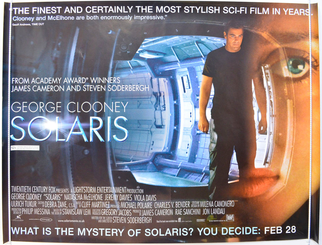 Solaris Original British Quad Poster - Film Poster - Movie Poster 