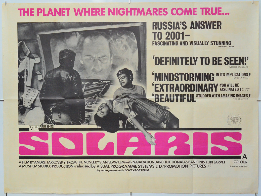 Solaris - Original Quad Poster - Film Poster - Movie Poster