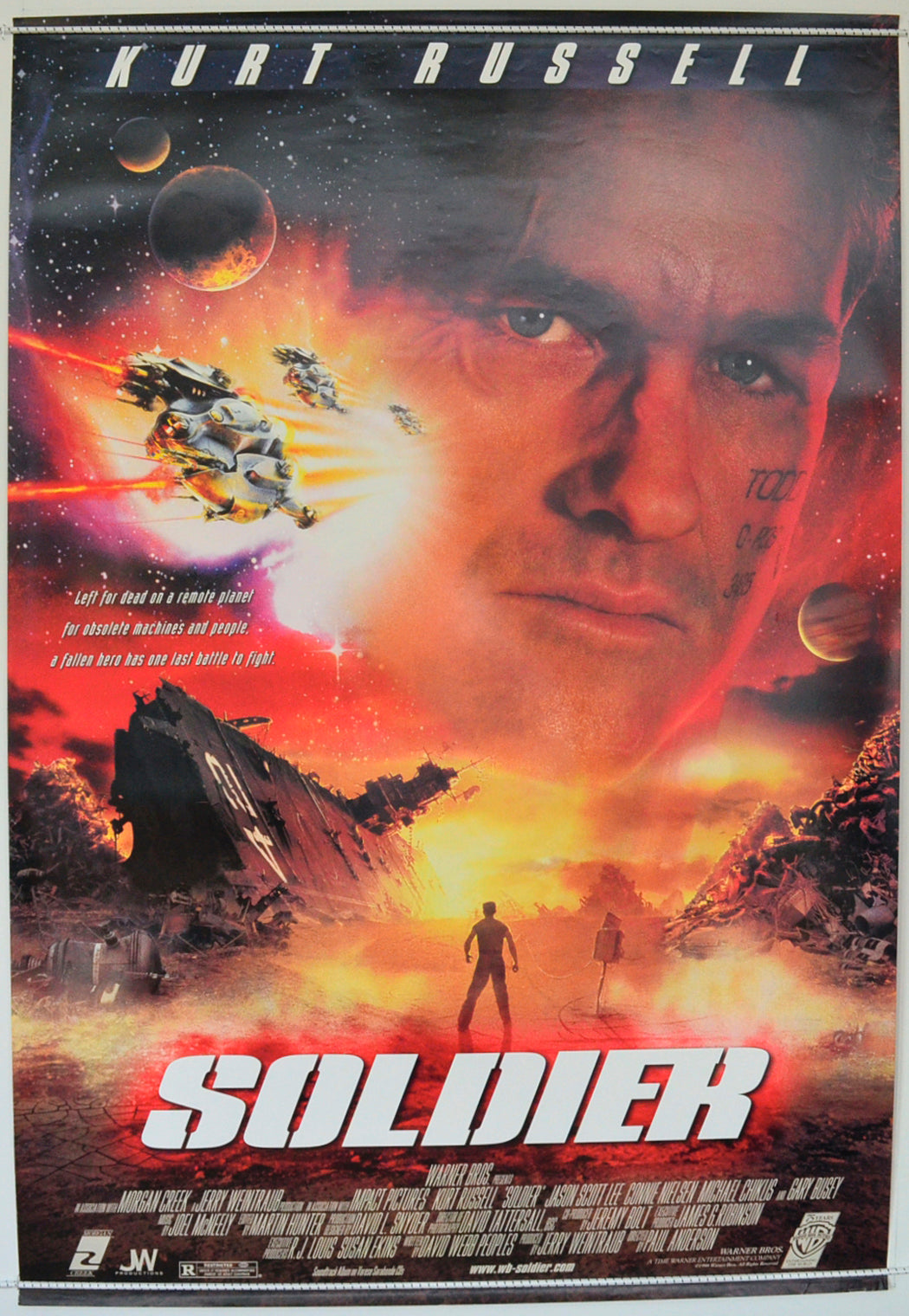 Soldier  Original One Sheet Poster - Film Poster - Movie Poster 