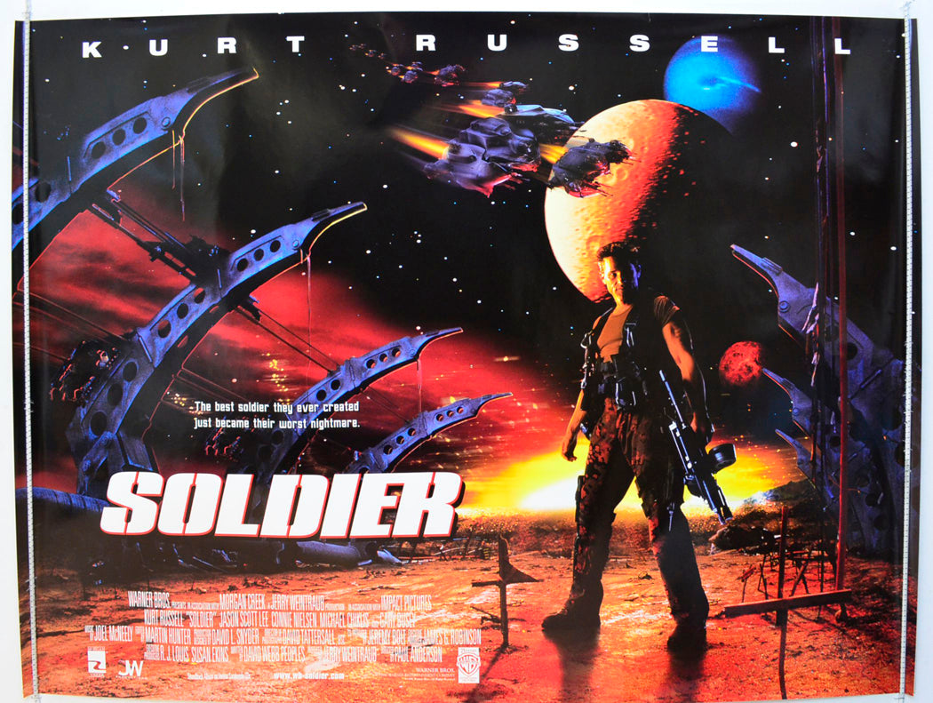 Soldier  Original British Quad Poster - Film Poster - Movie Poster