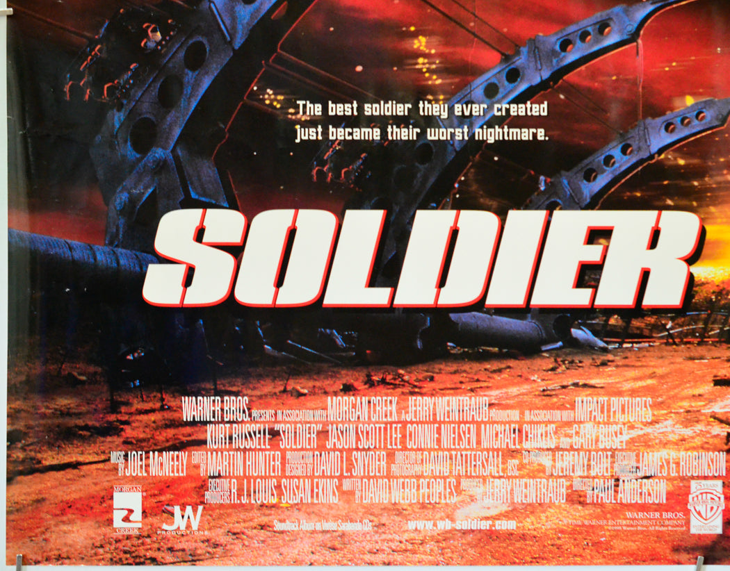 Soldier (Bottom Left) Cinema Quad Movie Poster 