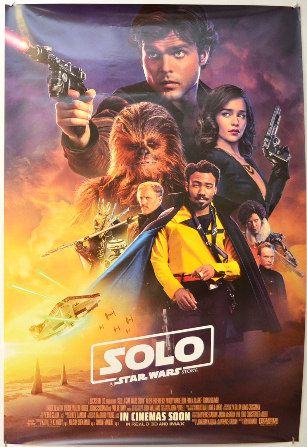 Solo: A Star Wars Story Original One Sheet Poster - Film Poster - Movie Poster