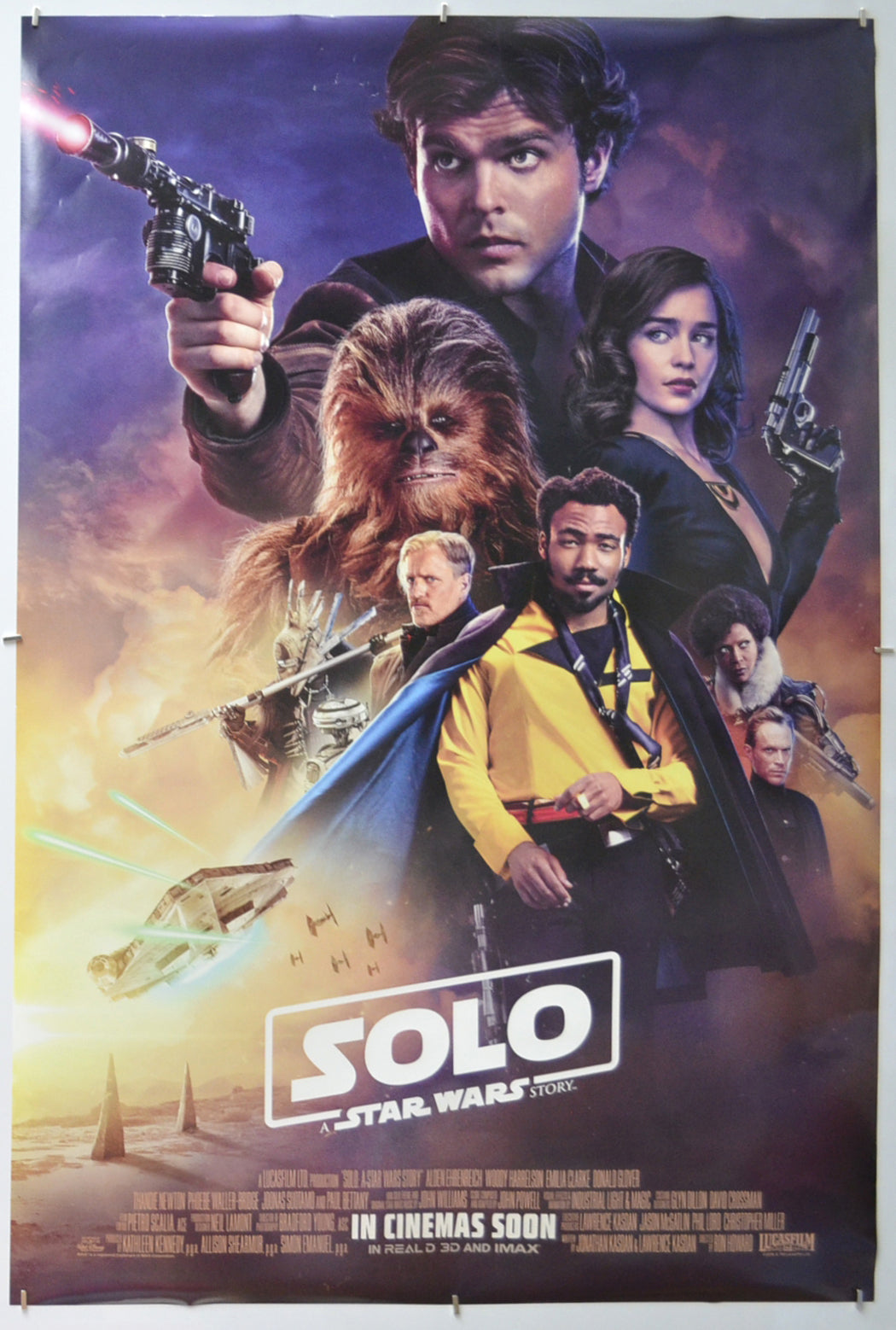 Solo: A Star Wars Story Original One Sheet Poster - Film Poster - Movie Poster