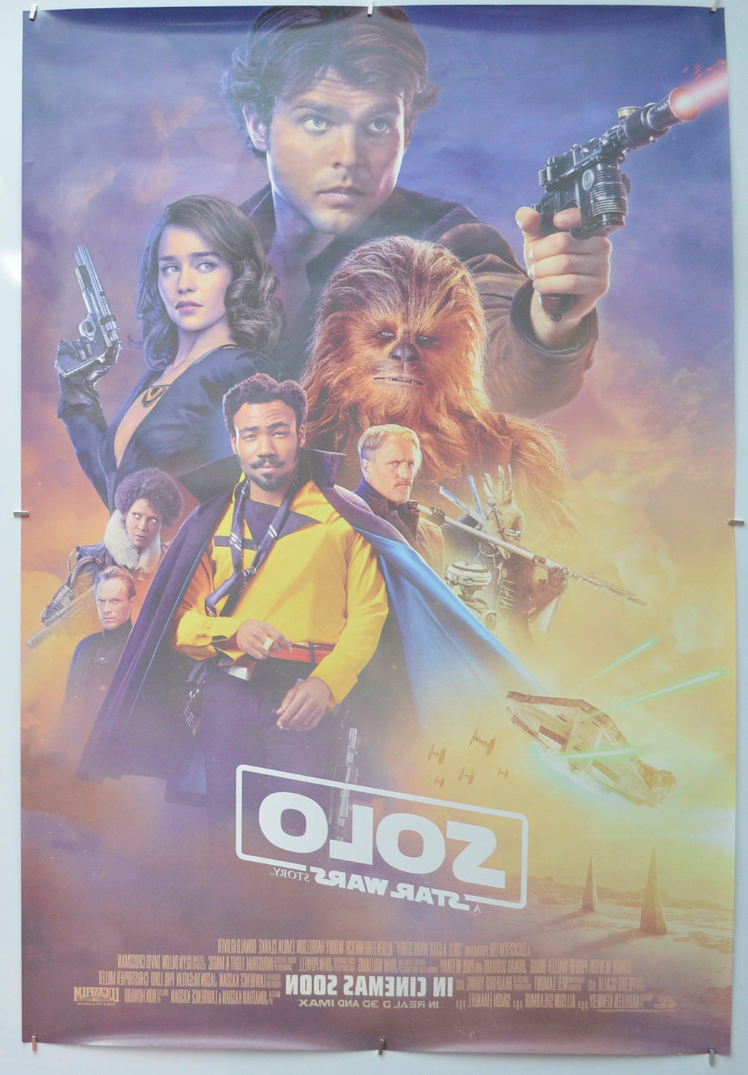 SOLO: A STAR WARS STORY (Back) Cinema One Sheet Movie Poster 