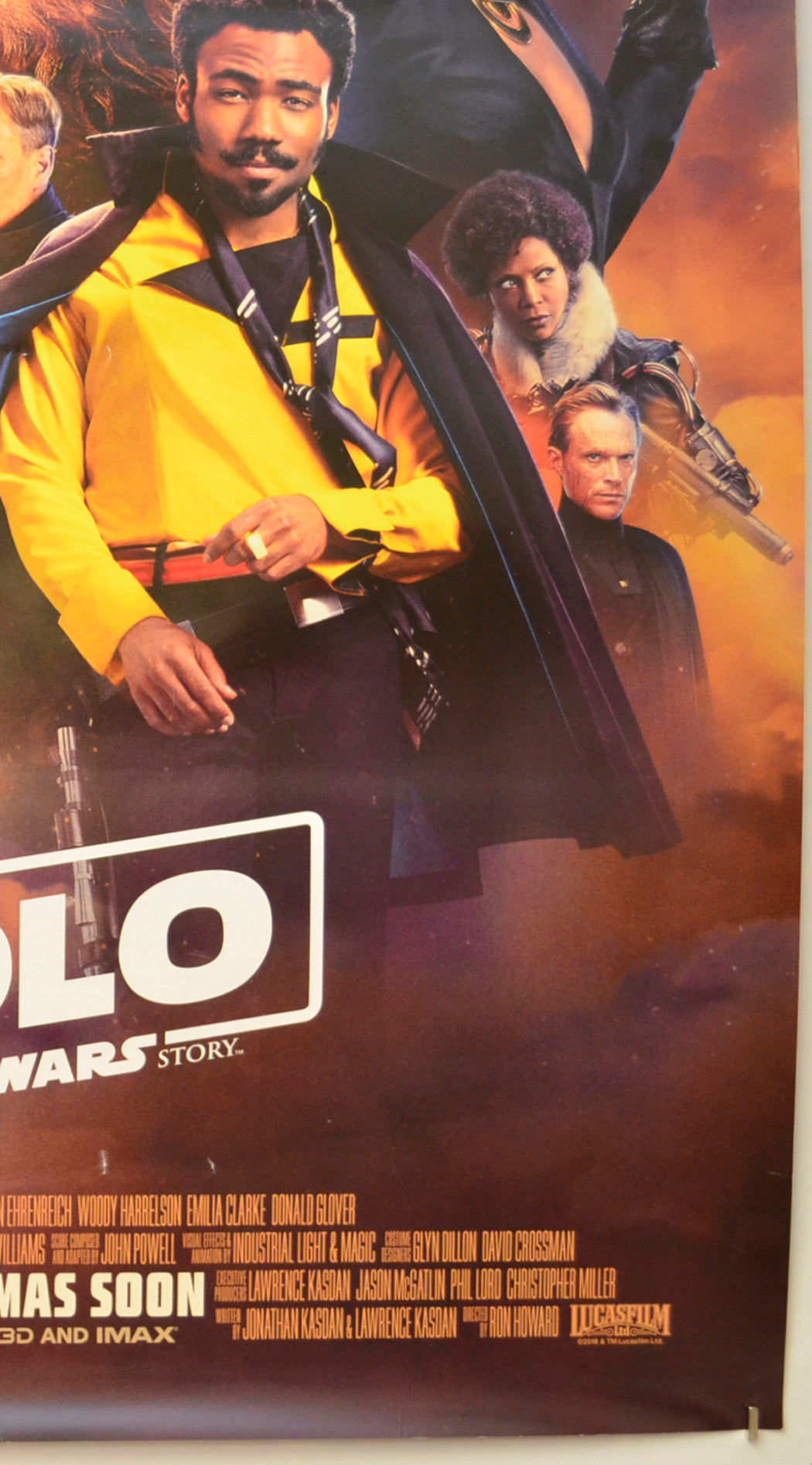 SOLO: A STAR WARS STORY (Bottom Right) Cinema One Sheet Movie Poster 