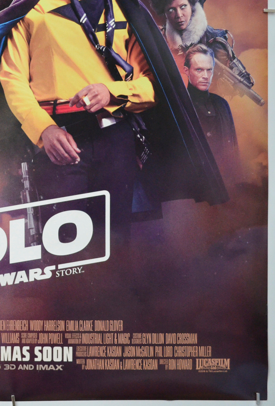 SOLO: A STAR WARS STORY (Bottom Right) Cinema One Sheet Movie Poster 