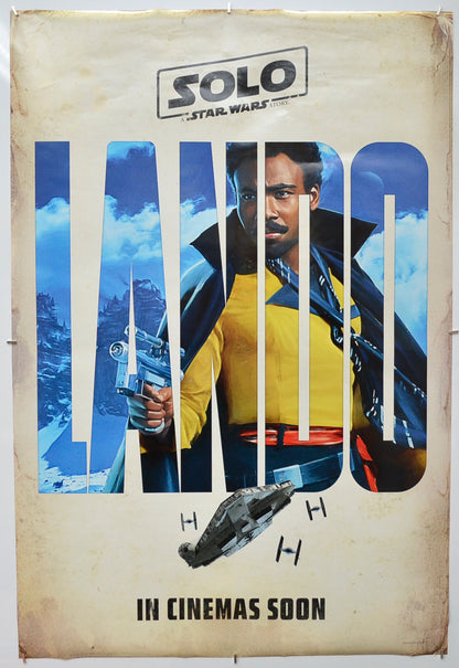 Solo: A Star Wars Story (Lando Version) Original One Sheet Poster - Film Poster - Movie Poster