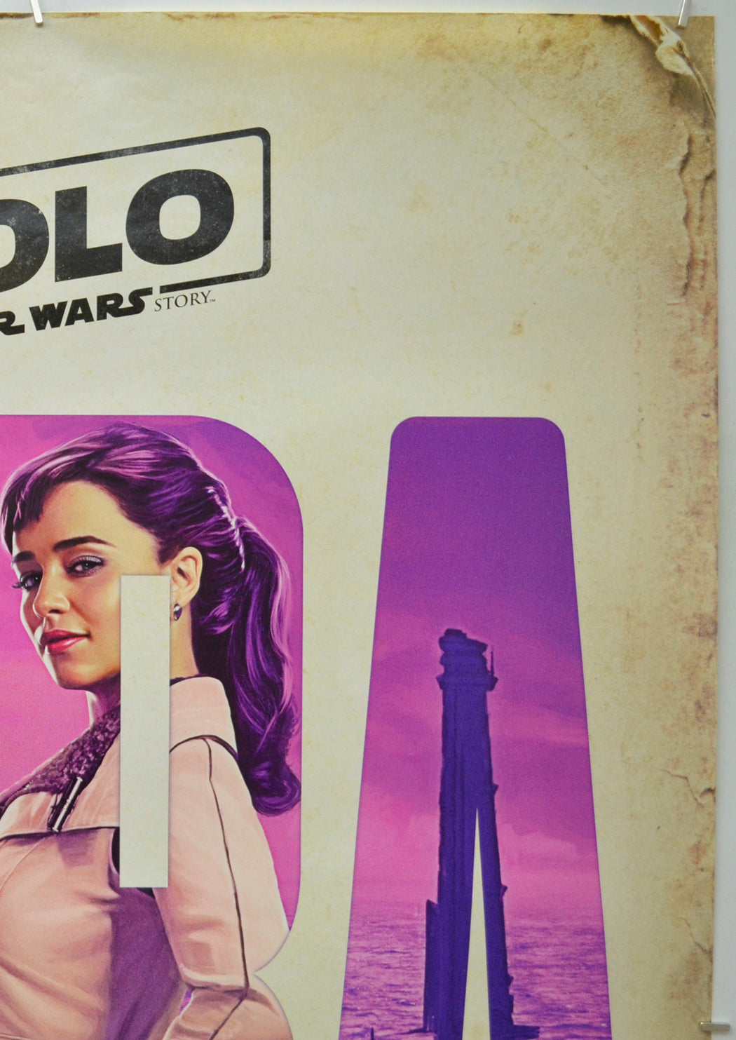 Solo: A Star Wars Story (Top Right) Cinema One Sheet Movie Poster 