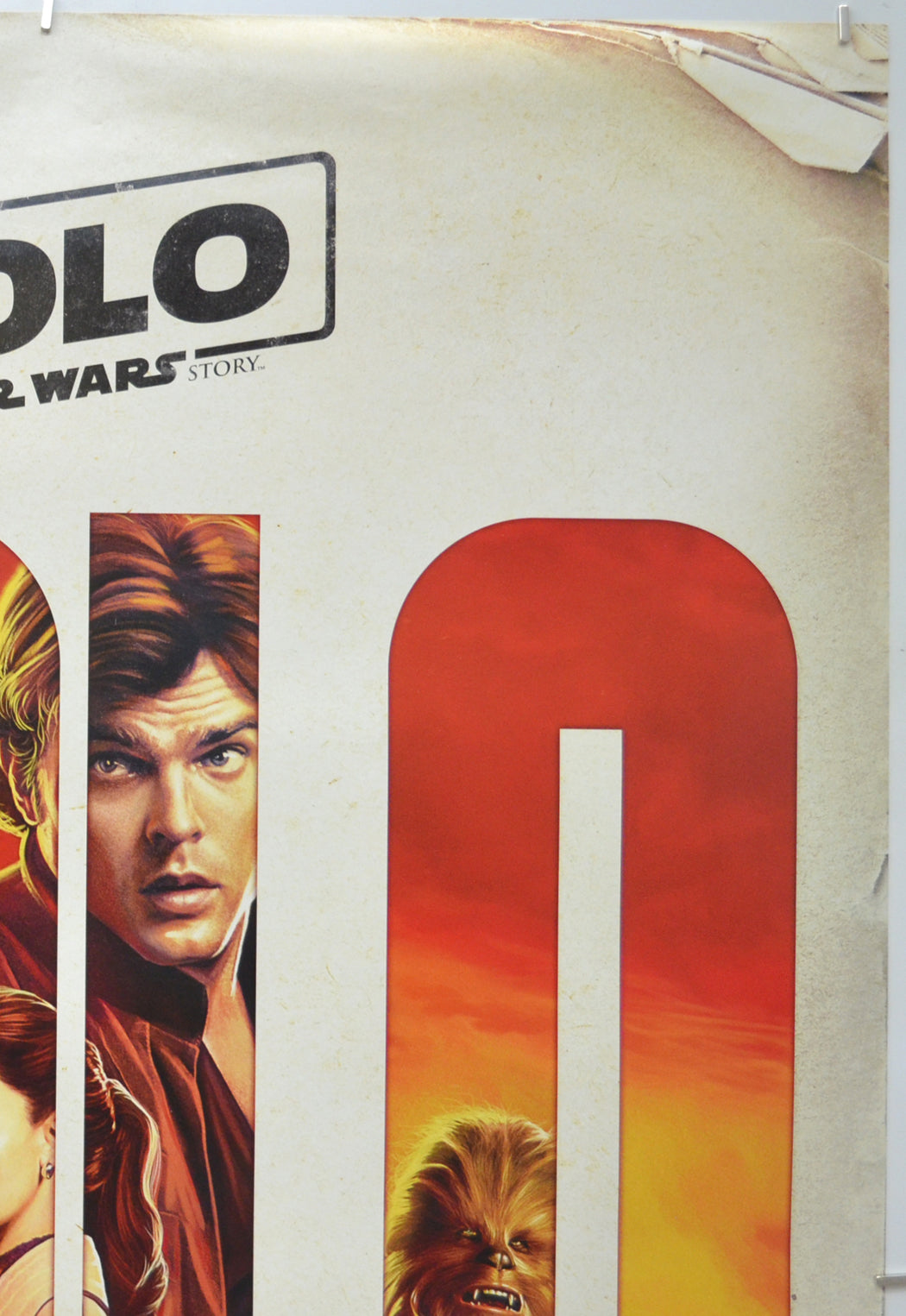 Solo: A Star Wars Story (Top Right) Cinema One Sheet Movie Poster 