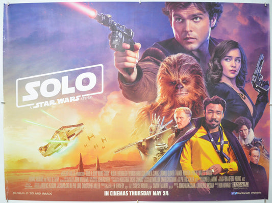 Solo: A Star Wars Story - Original Quad Poster - Film Poster - Movie Poster