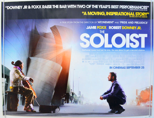 The Soloist Original British Quad Poster - Film Poster - Movie Poster 