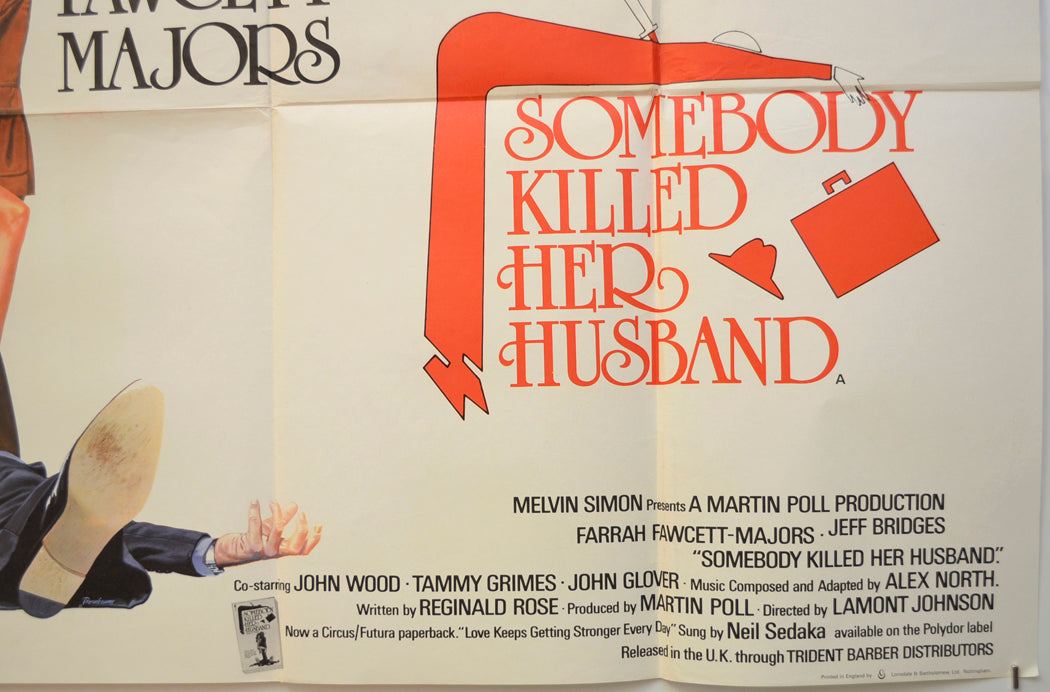 SOMEBODY KILLED HER HUSBAND (Bottom Right) Cinema Quad Movie Poster 