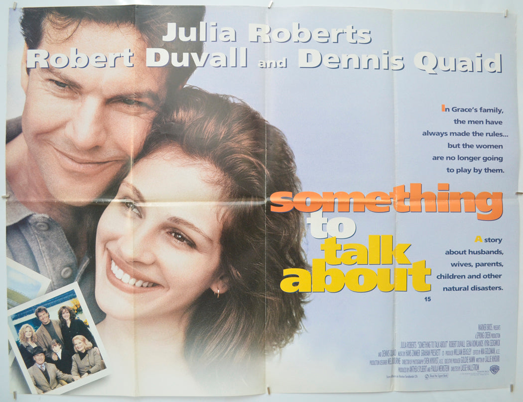 Something To Talk About Original Quad Poster - Film Poster - Movie Poster  