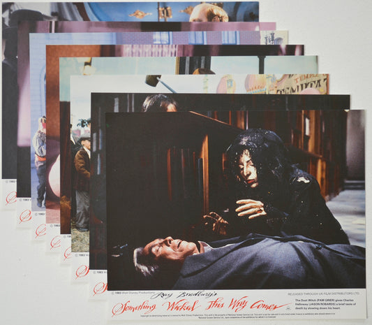 SOMETHING WICKED THIS WAY COMES (Full View) Cinema Set of Colour FOH Stills / Lobby Cards  