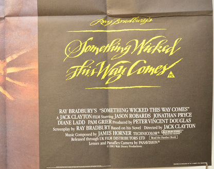 SOMETHING WICKED THIS WAY COMES (Bottom Right) Cinema Quad Movie Poster 