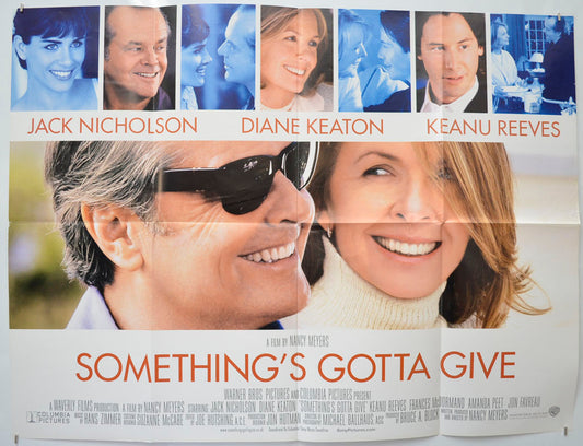 Something's Gotta Give Original Quad Poster - Film Poster - Movie Poster