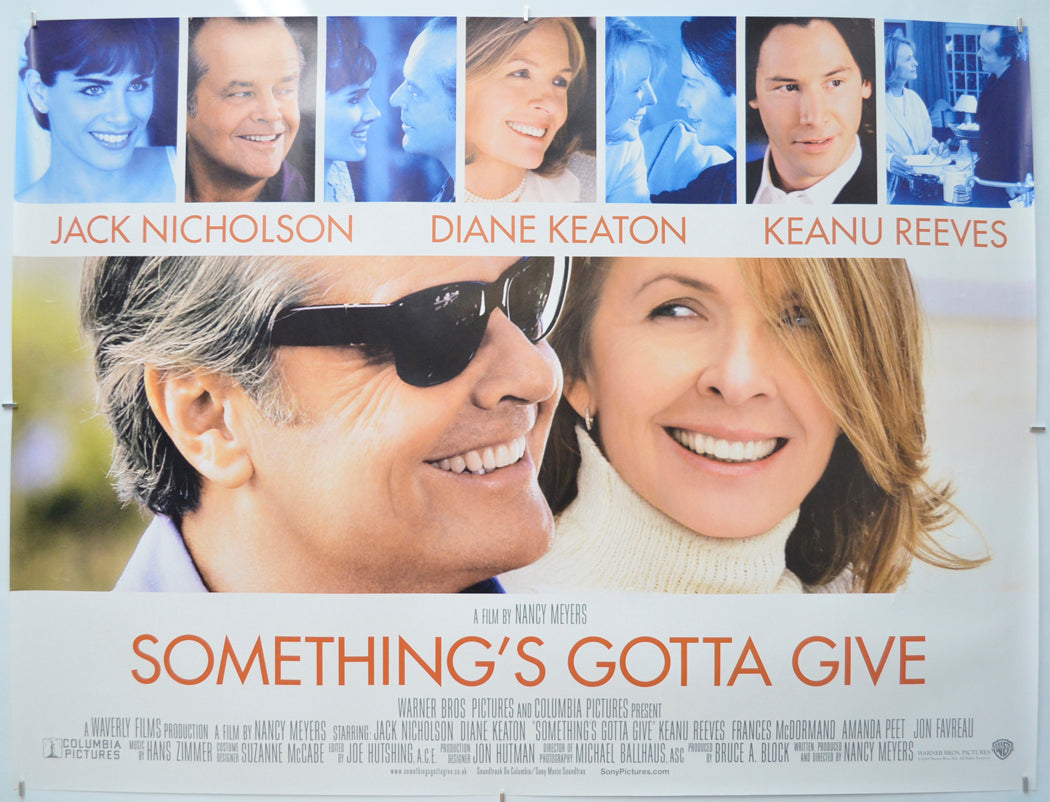 Something’s Gotta Give - Original Quad Poster - Film Poster - Movie Poster