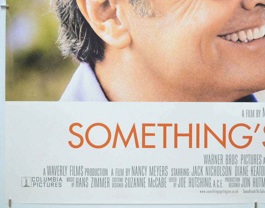 SOMETHING’S GOTTA GIVE (Bottom Left) Cinema Quad Movie Poster 