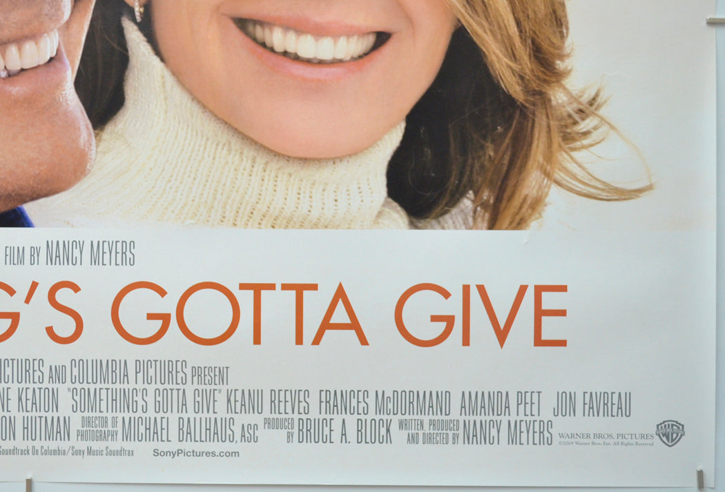 SOMETHING’S GOTTA GIVE (Bottom Right) Cinema Quad Movie Poster 