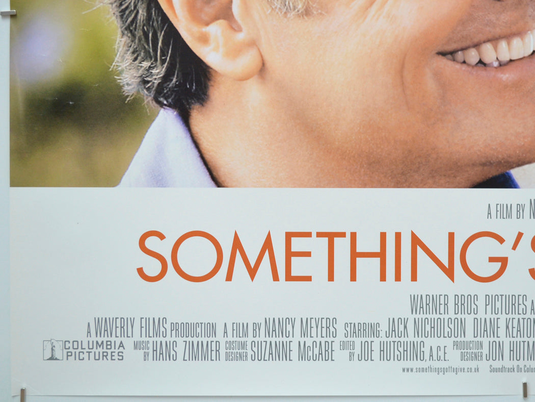 SOMETHING’S GOTTA GIVE (Bottom Left) Cinema Quad Movie Poster 