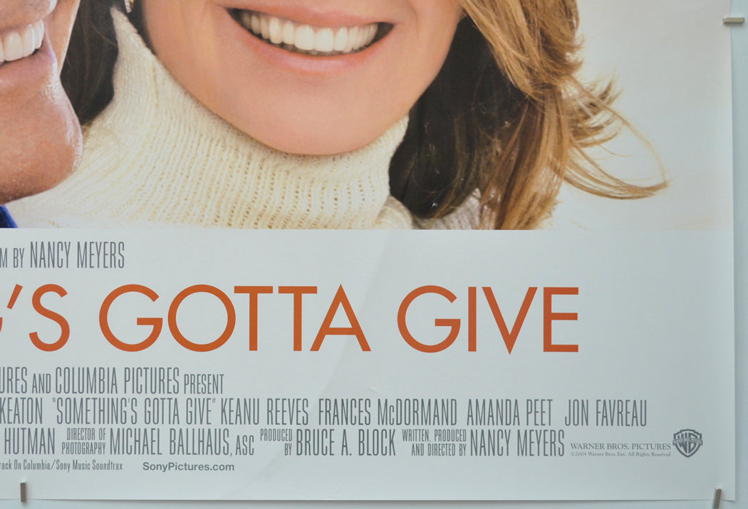 SOMETHING’S GOTTA GIVE (Bottom Right) Cinema Quad Movie Poster 