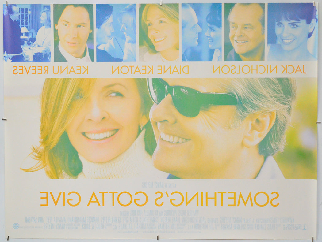 Something’s Gotta Give (Back) Cinema Quad Movie Poster 