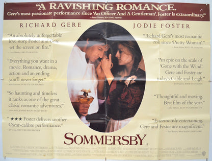 Sommersby  Original Quad Movie Poster  