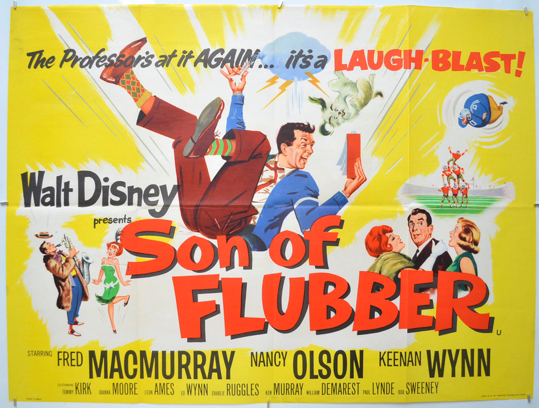 Son Of Flubber Original Quad Poster - Film Poster - Movie Poster