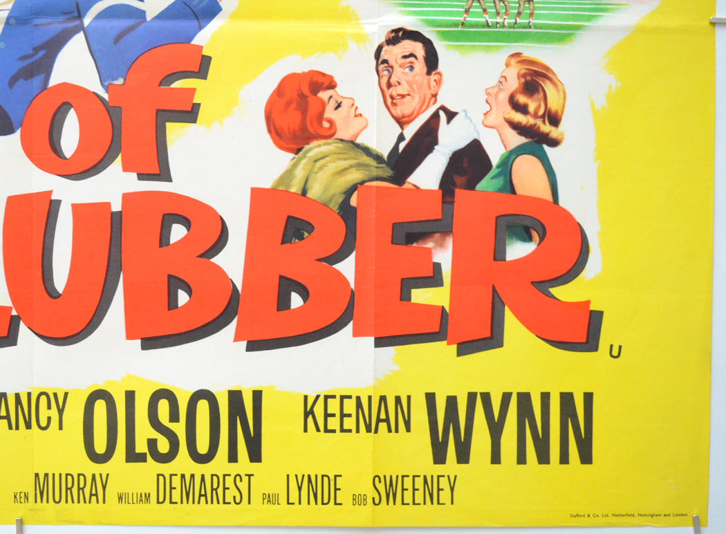 SON OF FLUBBER (Bottom Right) Cinema Quad Movie Poster 