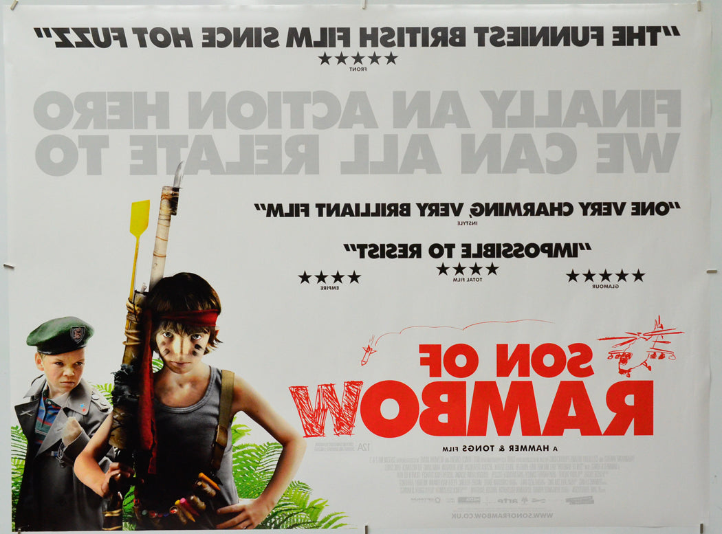 Son Of Rambow (Back) Cinema Quad Movie Poster 