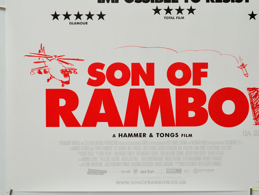Son Of Rambow (Bottom Left) Cinema Quad Movie Poster 