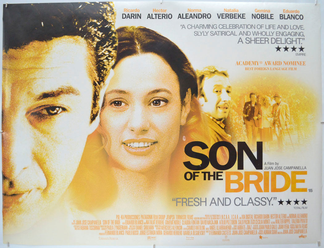 Son of the Bride (a.k.a. El Hijo De La Novia) Original Quad Poster - Film Poster - Movie Poster