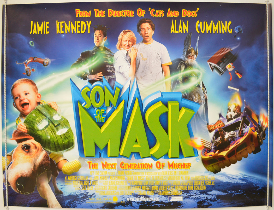 Son Of The Mask  Original Quad Poster - Film Poster - Movie Poster 