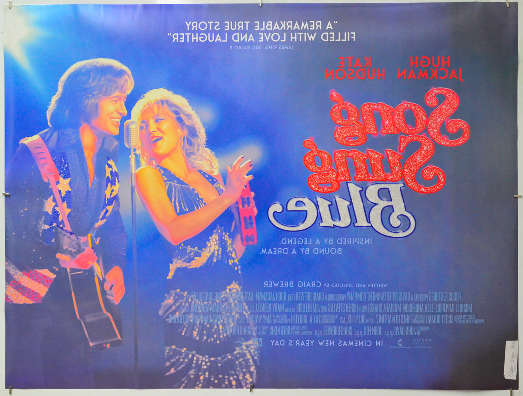 Song Sung Blue (Back) Cinema Quad Movie Poster 