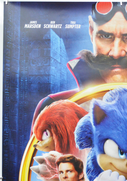 SONIC THE HEDGEHOG 2 (Top Left) Cinema One Sheet Movie Poster 