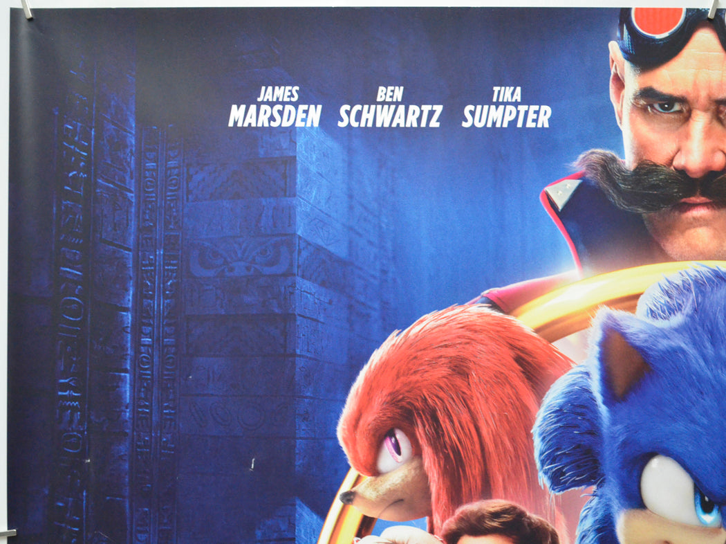 SONIC THE HEDGEHOG 2 (Top Left) Cinema Quad Movie Poster 