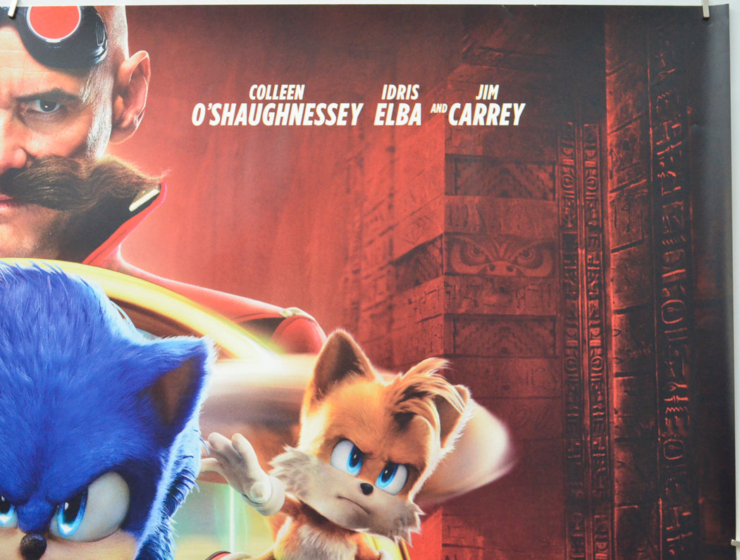 SONIC THE HEDGEHOG 2 (Top Right) Cinema Quad Movie Poster 