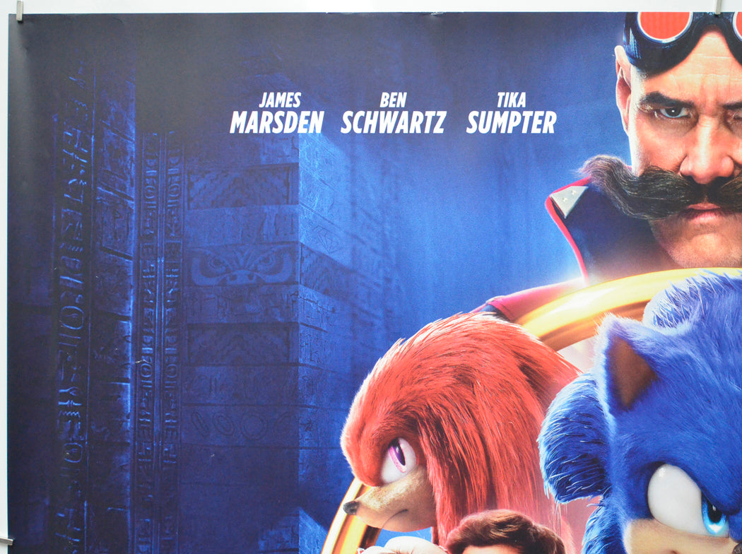 SONIC THE HEDGEHOG 2 (Top Left) Cinema Quad Movie Poster 