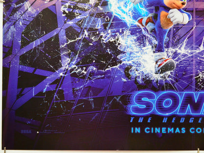 Sonic The Hedgehog 3 (Bottom Left) Cinema Quad Movie Poster 