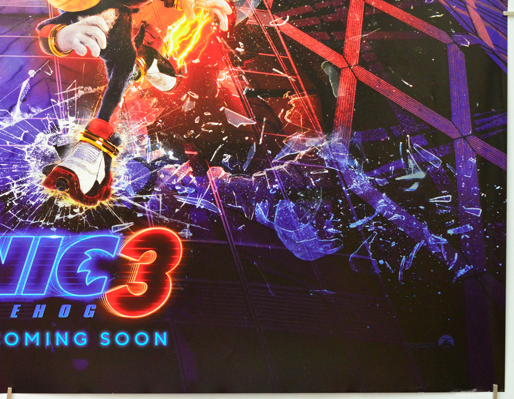 Sonic The Hedgehog 3 (Bottom Right) Cinema Quad Movie Poster 