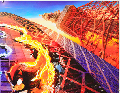 Sonic The Hedgehog 3 (Top Right) Cinema Quad Movie Poster 