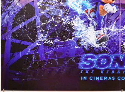 Sonic The Hedgehog 3 (Bottom Left) Cinema Quad Movie Poster 